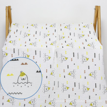 100%cotton double layer muslin print fabric for  bady swaddle